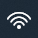 The curved-bars Wi-Fi icon Windows shows in the taskbar when connected to Wi-Fi.